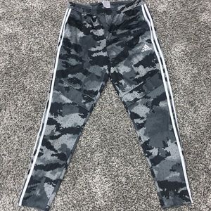 grey digital camo adidas track pants